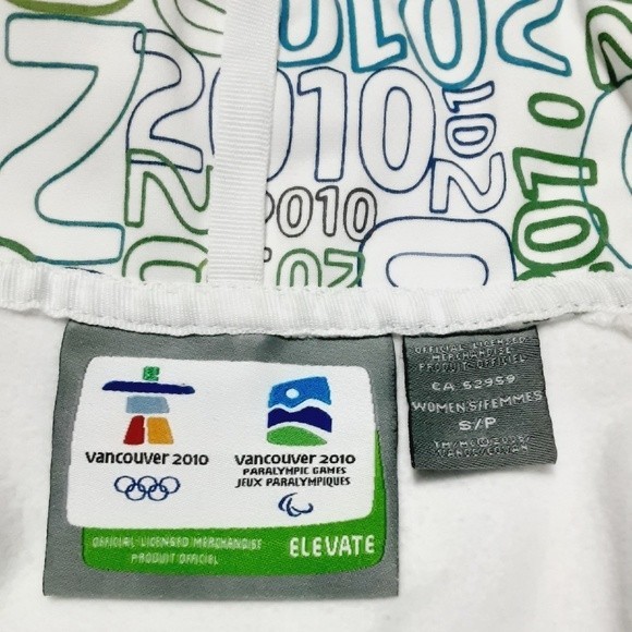 Vtg Vancouver 2010 Winter Olympic Games Zipped Up Front Jacket Small Unisex - Picture 8 of 12